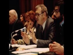 SYND 23 11 77 LEAGUE OF HUMAN RIGHTS BACK KLAUS CROISSANT IN PARIS News Clip