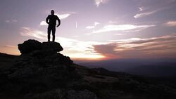 Reaching The Top Stock Footage