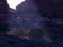 Arch rock formation in Arches National Park, Moab, Utah Stock Footage