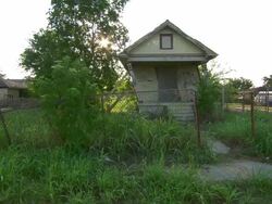 WS View of poor district / New Orleans, Louisiana, United States Stock Footage