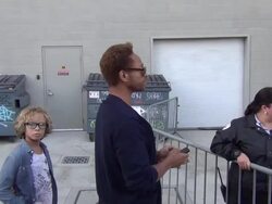 Gary Dourdan on Queens of the Stone Age at Jimmy Stock Footage