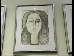Features Picasso lithographs on auction at Christies News Clip