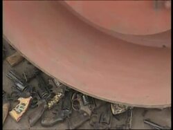 Police destroy thousands of confiscated guns News Clip