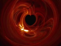 heart frax flame Stock Footage