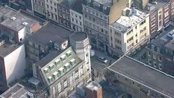 Aerials of Hatton Gardens Safe Deposit Box Ltd News Clip