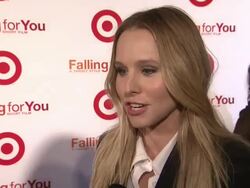 INTERVIEW: Kristen Bell talks about what it was like working with Target for this project at Target "Falling For You" Event Stock Footage
