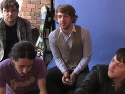 The Postelles Interview (clip 3) Stock Footage