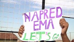 Albanian and Serb children settle differences on tennis court News Clip