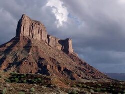 'Parriott Mesa in Moab, Utah' Stock Footage