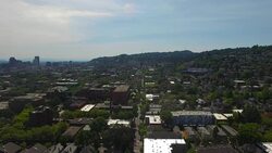 Aerial Oregon Portland Stock Footage
