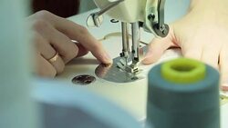 sewing workshop Stock Footage