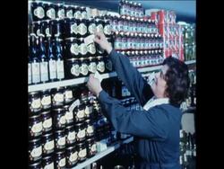 SYND01/03/71 PRICE TAGS CHANGING AT WARSAW SUPERMARKETS News Clip