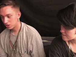 The xx Intervieiw (clip 2) Stock Footage