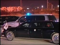 US VP Dick Cheney arrives in Mid East; comments; comment with Olmert News Clip