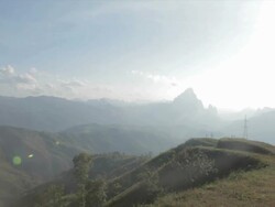 WS PAN Phou Kout mountains / Phou Kout District, Laos Stock Footage