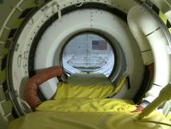 Space Shuttle Discovery Media Day Stock Footage