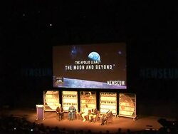 VOICED: America honors its heroes, the first men on the moon News Clip