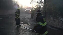 CLEAN : Firefighters combat fires near Jerusalem News Clip