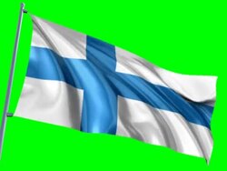 Finnish Flag Stock Footage