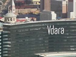 WS AERIAL ZI View of Los Angeless Vegas / Nevada, United States Stock Footage