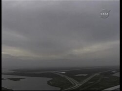 WRAP ADDS Announcement saying Discovery to land in Florida News Clip