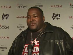 INTERVIEW: Quinton Aaron on what brings him out tonight, having memories of the Westchester County fair(Footage by WireImage Video/GettyImages) Stock Footage