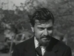 George Blake, a British intelligence officer who was later discovered as a Soviet spy, just after his returning to London from Korea in 1953. Stock Footage