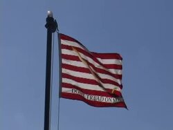 US Gadsden Flag Don't Tread on Me Stock Footage