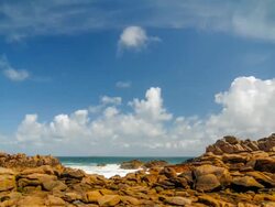 Cape Frehel Stock Footage