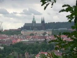 Prague Castle Stock Footage