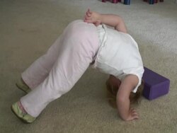 Youth Child Health and Fitness - Yoga Stock Footage