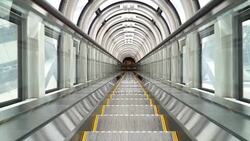Escalator Stock Footage