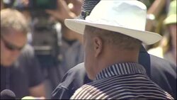 Joe Jackson et al before memorial concert News Clip