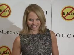 Katie Couric at 'Bully' New York Screening on 3/20/2012 Stock Footage