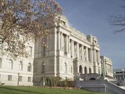 Library of Congress Day DC Stock Footage