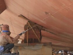 Sandblasting Stock Footage