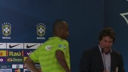 CLEAN : Brazil: no worries over Bernard after training tackle News Clip