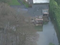 Aerials of Submerged Homes Along Dorset Coastline News Clip