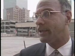 Atlanta Mayor Speaking About Olympic Bombing Stock Footage