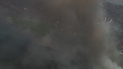 Blaze in nature reserve sparks evacuation of campsite and hotel News Clip