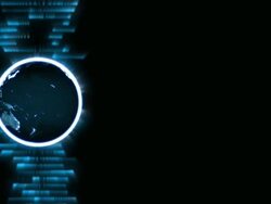 Earth Technology Blue Stock Footage