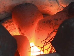 Melting Iron in the Foundry Stock Footage