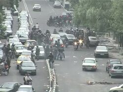 CLEAN: Iran protests mount as Ahmadinejad wins landslide News Clip