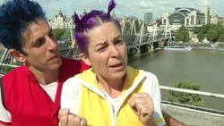 Wacky New York clown duo bounce into London Instructional Video