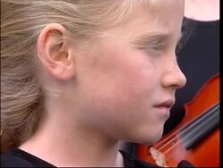 Orchestra of American children play for Pope tribute News Clip