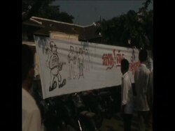 SYND 19-3-73 TEACHERS' ANTI-GOVERNMENT PROTEST MEETING News Clip