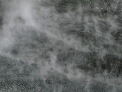 Steam over Water Stock Footage
