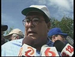 NICARAGUA: PRESIDENT WANTS DEBT CLEARED AFTER HURRICANE News Clip