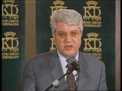 MIDDLE EAST: ISRAELI FOREIGN MINISTER MEETS PALESTINIAN NEGOTIATOR News Clip