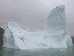 Iceberg in the Arctic and North west Passage News Clip